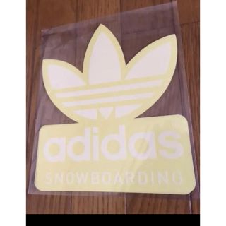 アディダス(adidas)の送料込み！アディダススノーボード 白 ステッカー(アクセサリー)