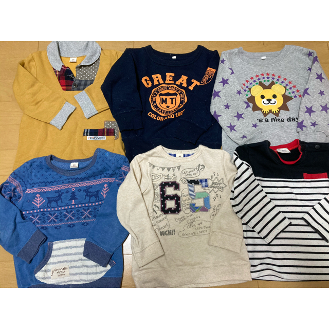 トレーナー　まとめ売り キッズ/ベビー/マタニティのキッズ服男の子用(90cm~)(Tシャツ/カットソー)の商品写真