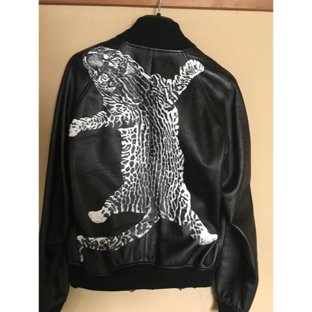 Saint Laurent(サンローラン)のサンローラン レザージャケット ブルゾン テディジャケット メンズのジャケット/アウター(レザージャケット)の商品写真