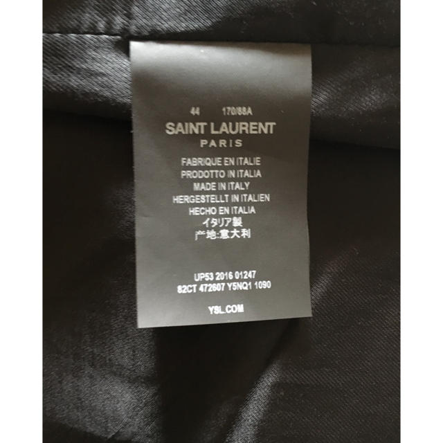 Saint Laurent(サンローラン)のサンローラン レザージャケット ブルゾン テディジャケット メンズのジャケット/アウター(レザージャケット)の商品写真