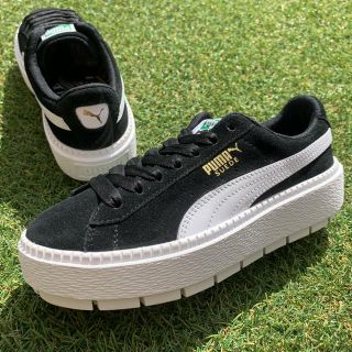 プーマ(PUMA)の美品22 PUMA プーマ スエードプラットフォーム トレース E486(スニーカー)