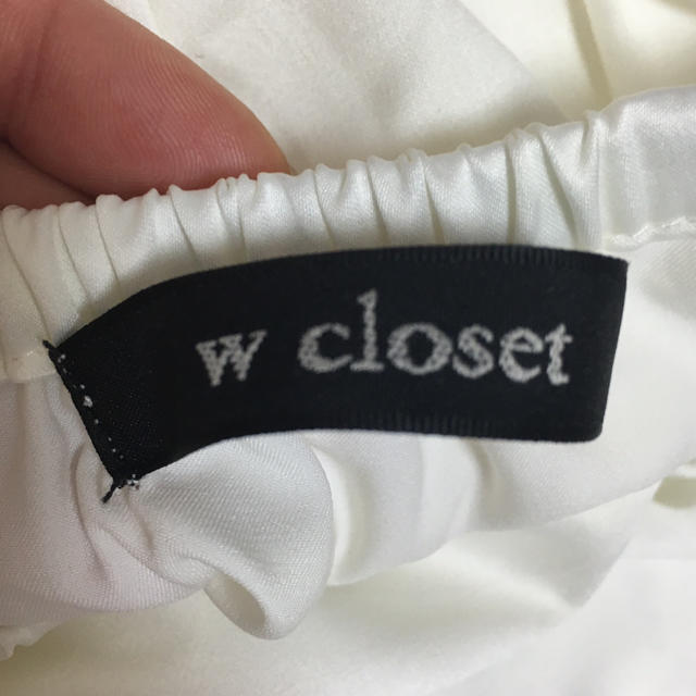 w closet(ダブルクローゼット)のレーススカート レディースのスカート(ひざ丈スカート)の商品写真