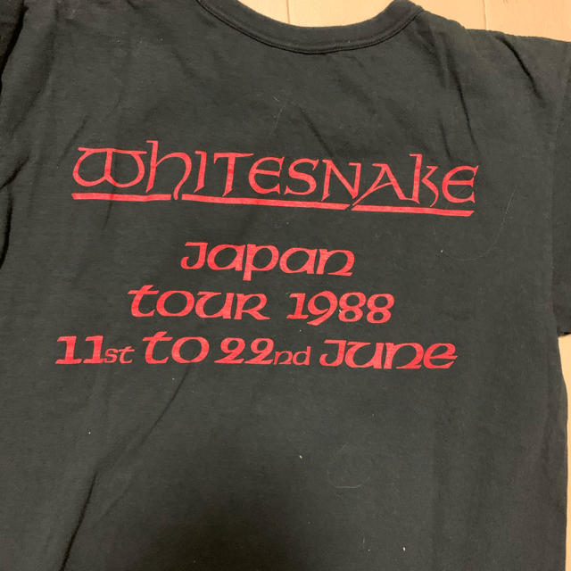 激レア！ホワイトスネイクJAPAN TOUR1988Tシャツ