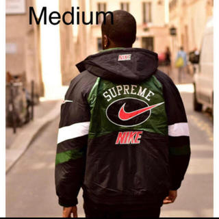 M Supreme Nike Hooded Sport Jacket green