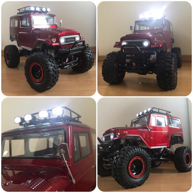 【新品!4WS!防水!LED!】タミヤ CR-01 ランクル40 豪華フルセット