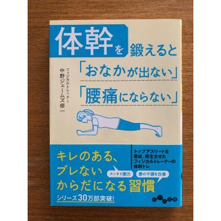 体幹を鍛えると「おなかが出ない」「腰痛にならない」(文学/小説)