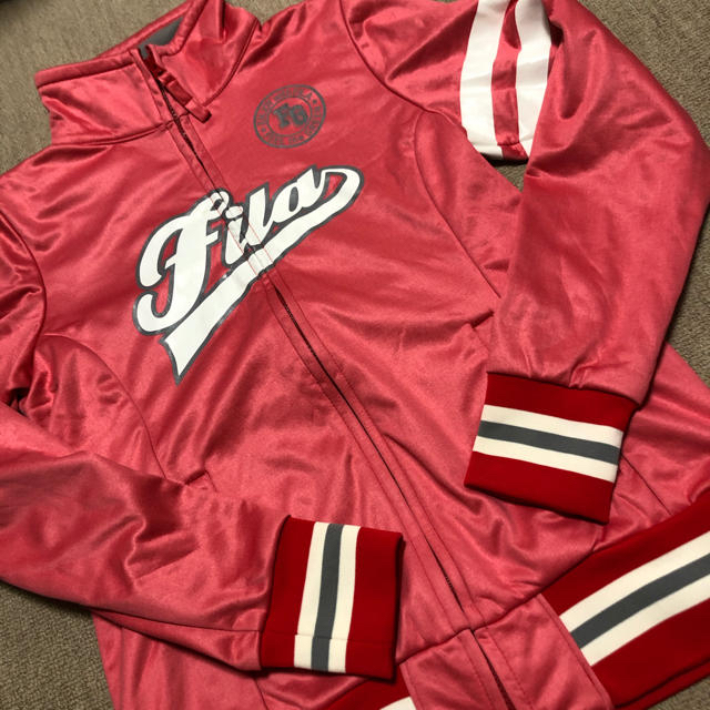 FILA(フィラ)のフィラ、ピンク防寒アウター スポーツ/アウトドアのゴルフ(ウエア)の商品写真