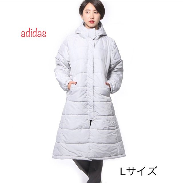 adidas ダウンベンチコート