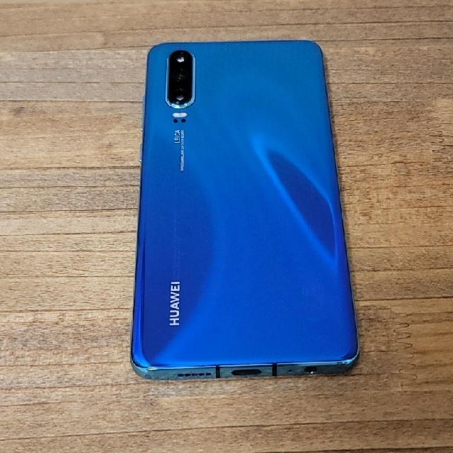 スマホ/家電/カメラhuawei p30 　オーロラ　simフリー  値段交渉可