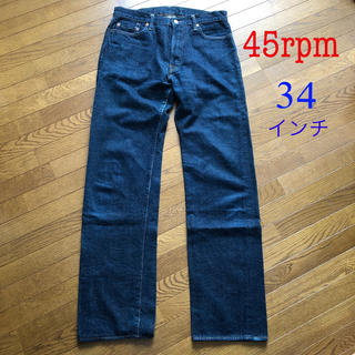 45R カディデニムペインターパンツ 日本製 藍色 45rpm パンツ デニム 