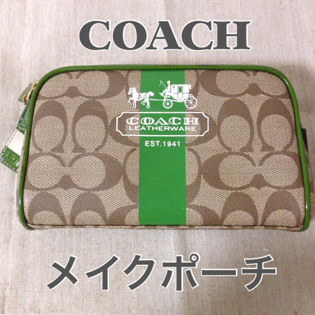 COACH(コーチ)の送料込◆COACH/コーチ メイクポーチ レディースのファッション小物(ポーチ)の商品写真