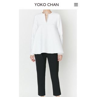 バーニーズニューヨーク(BARNEYS NEW YORK)の新品・未使用 YOKO CHAN  パールAライントップス 36(シャツ/ブラウス(長袖/七分))