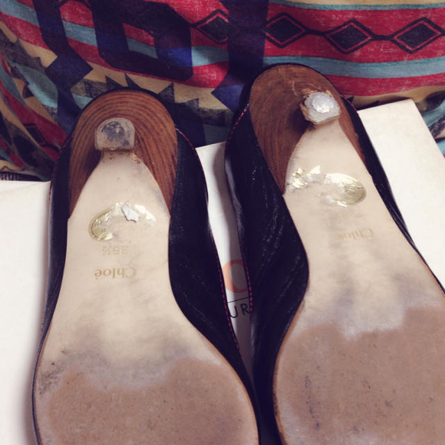 Chloe(クロエ)のＣhloe ローヒールパンプス レディースの靴/シューズ(ハイヒール/パンプス)の商品写真