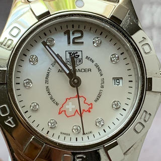 タグホイヤー(TAG Heuer)の希少スイス限定400本タグホイヤー  アクアレーサーレディースクォーツダイヤ付き(腕時計)