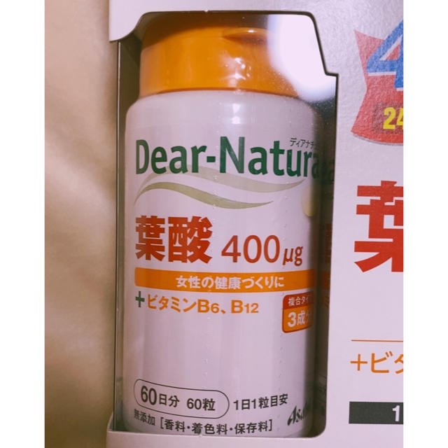 アサヒ(アサヒ)のDear-Natura 葉酸400　4パック 食品/飲料/酒の健康食品(その他)の商品写真