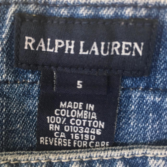 Ralph Lauren(ラルフローレン)のラルフローレン　5歳　ジャンパースカートセット　110cm キッズ/ベビー/マタニティのキッズ服女の子用(90cm~)(ワンピース)の商品写真