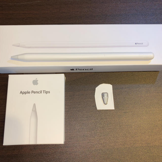 Apple pencil 第2世代 アップルペンシル 第二世代 替え芯付 - PC周辺機器