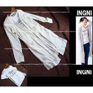 イング(INGNI)の最新INGNINEWロングカーデTシャツ(その他)