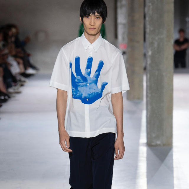 送料無料(沖縄配送) dries van noten verner pantonコラボシャツ
