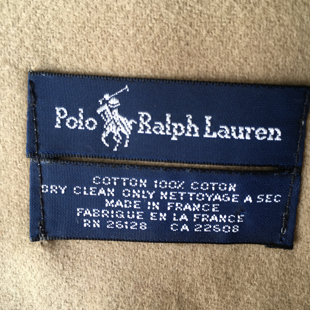 POLO RALPH LAUREN(ポロラルフローレン)のPolo Ralph lauren マフラー フランス製 レディースのファッション小物(マフラー/ショール)の商品写真