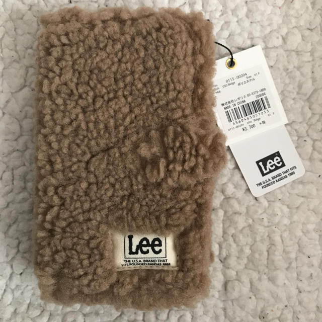 Lee(リー)のLee リー モバイルケース iPhone6/7/8 ボア モコモコ 手帳型 スマホ/家電/カメラのスマホアクセサリー(iPhoneケース)の商品写真