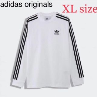 アディダス(adidas)の新品 アディダス オリジナルス 3 STRIPES LS Tシャツ XL(Tシャツ/カットソー(七分/長袖))