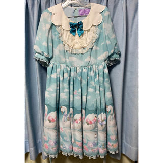 アンジェリックプリティー(Angelic Pretty)のAngelic Pretty Milky Swan 襟付きワンピース(ひざ丈ワンピース)