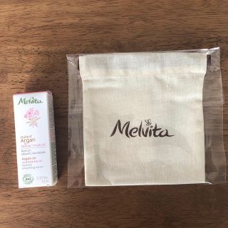 メルヴィータ(Melvita)の【Melvita】タッチオイル&巾着ポーチ(オイル/美容液)