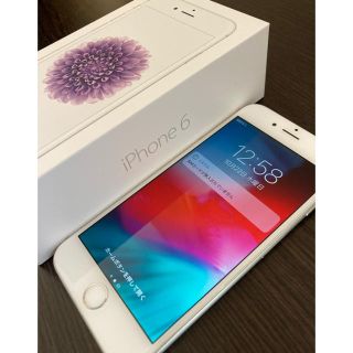 アップル(Apple)のiPhone 6 美品SIMロック解除済み　64GB(スマートフォン本体)