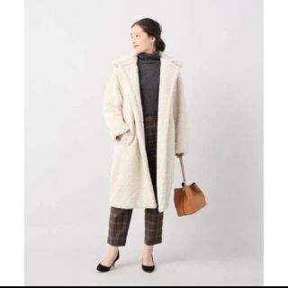 ジャーナルスタンダード(JOURNAL STANDARD)のrelume  アパリス Faux coat ファーコート　ホワイト　ロング(毛皮/ファーコート)