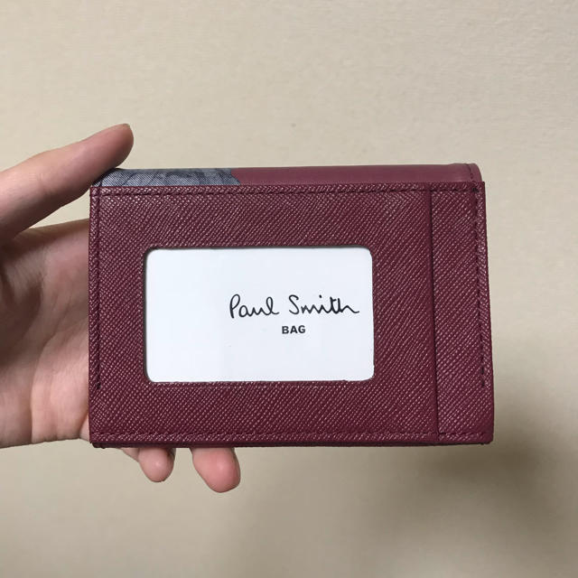 Paul Smith(ポールスミス)の新品✨ポールスミス　定期入れ　カード入れ　正規品 レディースのファッション小物(名刺入れ/定期入れ)の商品写真