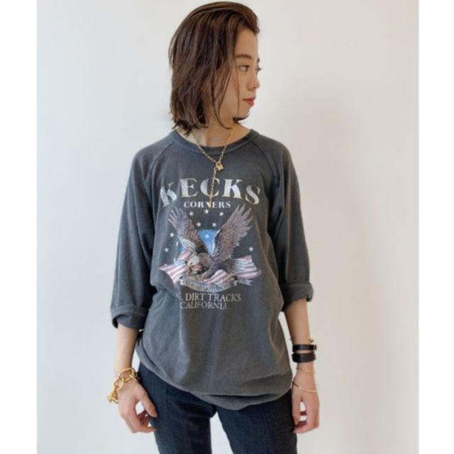 DEUXIEME CLASSE(ドゥーズィエムクラス)の【GOOD ROCK SPEED/グッドロックスピード】Kecks Tシャツ レディースのトップス(Tシャツ(長袖/七分))の商品写真