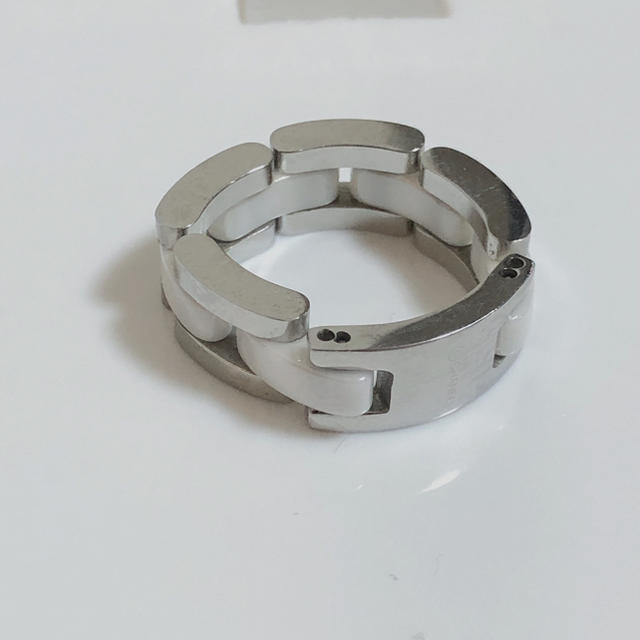 セラミック   指輪 リング 白 レディースのアクセサリー(リング(指輪))の商品写真