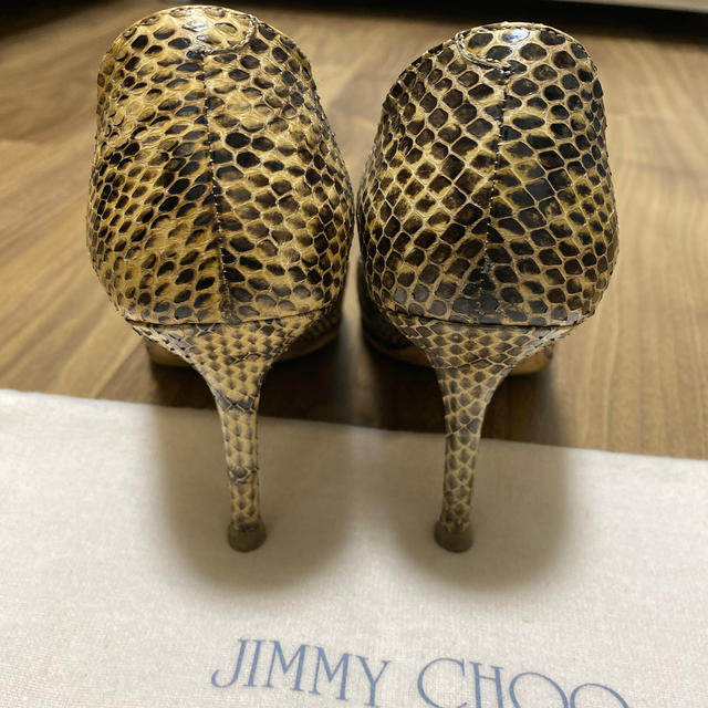 JIMMY CHOO(ジミーチュウ)のジミーチュウ　パイソン　ハイヒール レディースの靴/シューズ(ハイヒール/パンプス)の商品写真