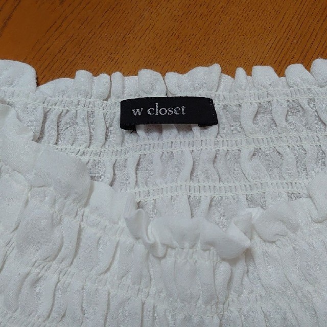 w closet(ダブルクローゼット)のw closetの花刺繍ブラウス レディースのトップス(シャツ/ブラウス(長袖/七分))の商品写真