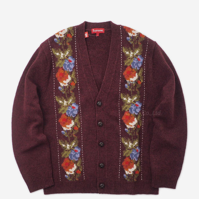 Supreme Floral Stripe Cardigan