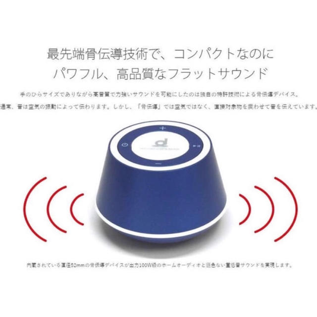 docodemospeakerdocodemoSPEAKER SP-1(BL) ワイヤレススピ-カ-