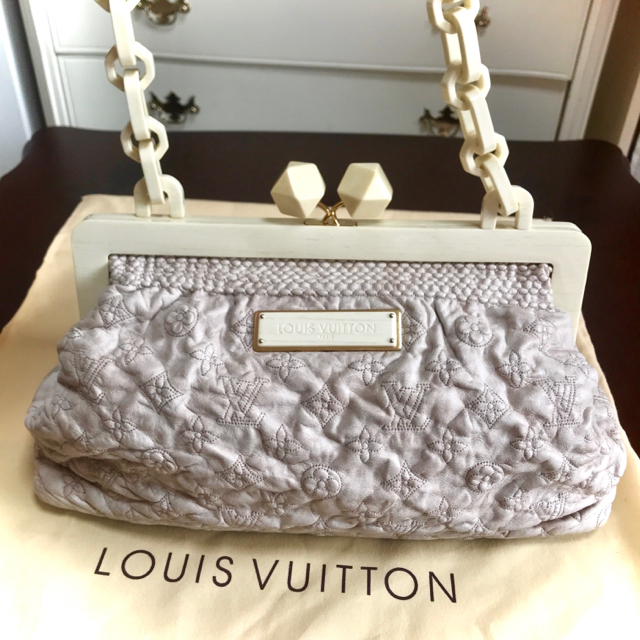 Louis Vuitton Ecru Monogram Leather Limited Edition Olympe Nimbus GM Bag Louis  Vuitton