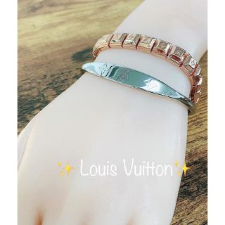 ルイヴィトン(LOUIS VUITTON)の★ルイヴィトン★2点✨モノグラムジョンクバングル&バーグナノグラムテニスブレス(ブレスレット/バングル)