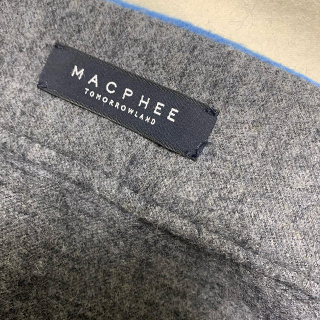 MACPHEE(マカフィー)の【美品！】MACPHEE ウール膝丈スカート　ブルー レディースのスカート(ひざ丈スカート)の商品写真