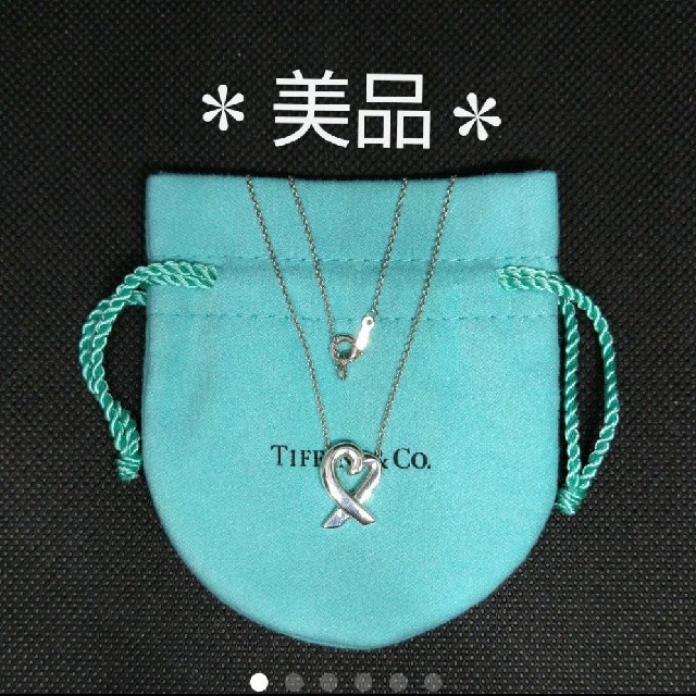 Tiffany & Co.(ティファニー)の＊美品＊ティファニー ラビングハート ネックレス☆保存袋付き! レディースのアクセサリー(ネックレス)の商品写真