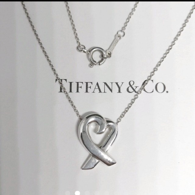 Tiffany & Co.(ティファニー)の＊美品＊ティファニー ラビングハート ネックレス☆保存袋付き! レディースのアクセサリー(ネックレス)の商品写真