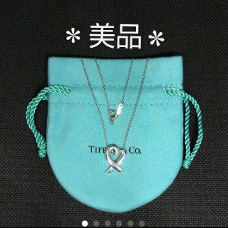 ティファニー(Tiffany & Co.)の＊美品＊ティファニー ラビングハート ネックレス☆保存袋付き!(ネックレス)