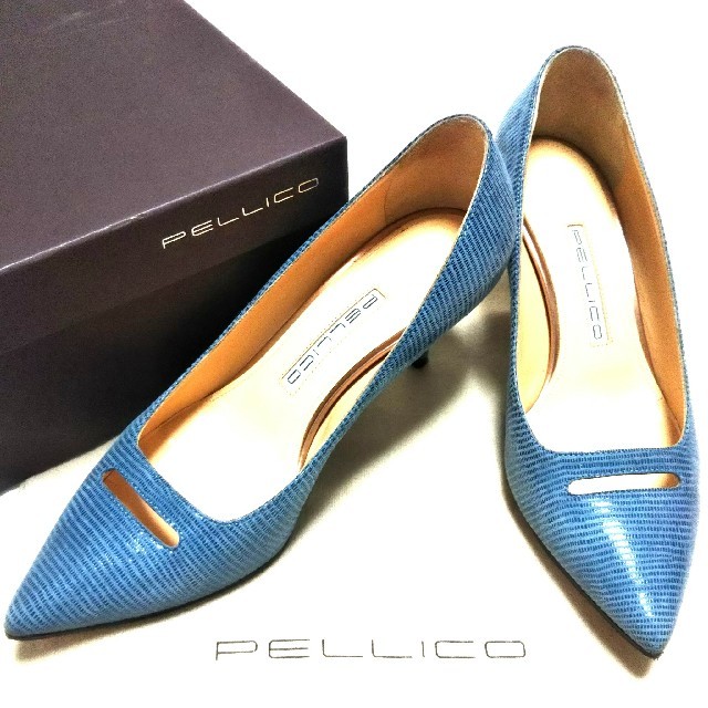 PELLICO(ペリーコ)の箱付   超美品  PELLICO   アネッリ  ピンヒール  36 レディースの靴/シューズ(ハイヒール/パンプス)の商品写真