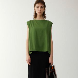 マウジー(moussy)のマウジーmoussy カットソー トップスTUCK SLEEVELESS TOP(タンクトップ)