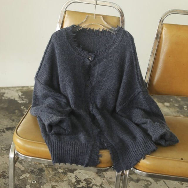 TODAYFUL Lowgauge Knit Cardigan スカイブルー