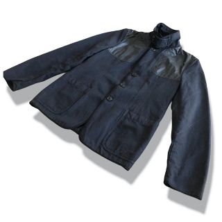 ドリスヴァンノッテン(DRIES VAN NOTEN)のDRIES VAN NOTEN ステッチ デザイン カバーオール ジャケット(ブルゾン)