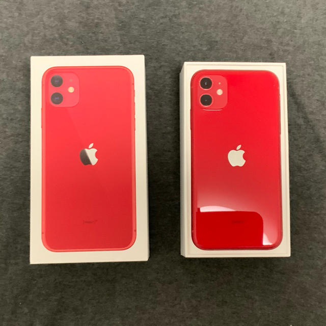 Apple(アップル)の保証付 iphone11 128GB SIMフリー (PRODUCT)RED スマホ/家電/カメラのスマートフォン/携帯電話(スマートフォン本体)の商品写真