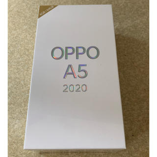 ラクテン(Rakuten)の新品未使用　OPPO A5 2020(スマートフォン本体)