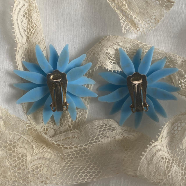 Lochie(ロキエ)のBlue vintage earring 60s レディースのアクセサリー(イヤリング)の商品写真